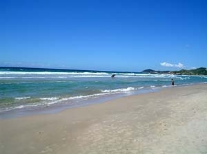 Praia da Ferrugem, Santa Catarina<br />Foto Cláudia Rozental 