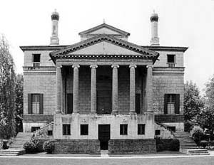 La Malcontenta – Villa Foscari, Malcontenta di Mira. Andrea Palladio, 1558/60. Fachada para o canal