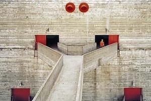 SESC Pompéia, São Paulo, 1977. Arquiteta Lina Bo Bardi<br />Foto Nelson Kon 