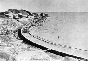 Le Corbusier, Plano Obus, Argel, 193 [BOESIGER, Willy, Le Corbusier, Barcelona, Gustavo Gili, 1980]