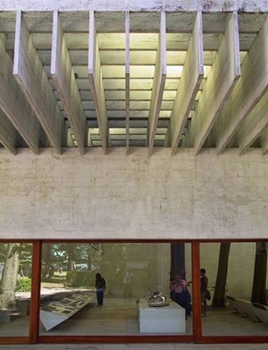 Pavilhão dos Países Nórdicos, arquiteto Sverre Fehn, 1962<br />Foto Abilio Guerra 
