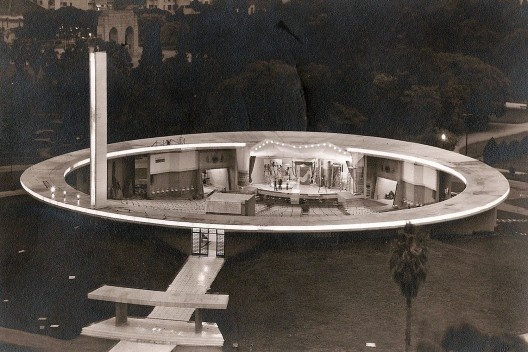 Auditório Araújo Vianna, Porto Alegre, Carlos Maximiliano Fayet, Moacyr Moojen Marques,1960 [Acervo MooMAA]