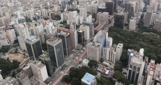 Vista aérea da Avenida Paulista, 2015<br />Foto Mariana Meidani Ripoli / Jonathas Magalhães Pereira da Silva 
