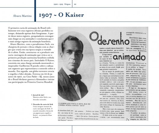 Página do livro <i>Trajetória do cinema de animação no Brasil</i>, de Ana Flávia Marcheti<br />Imagem divulgação 