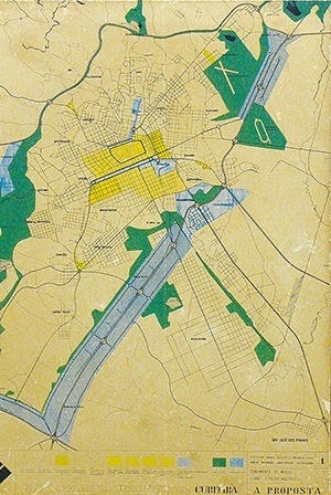 Plano Preliminar de Urbanismo de Curitiba, Sociedade Serete de Estudos e Projetos Ltda. e Jorge Wilheim Arquitetos Associados [Jorge Wilheim Consultores Associados. Imagem ampliada: http://www.vitruvius.com.br/arquite]