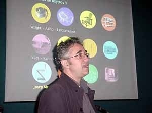Montaner  em palestra da abertura<br />Foto Ângelo Arruda 