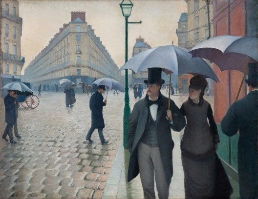 ”Paris Street, Rainy Day”, Gustave Caillebotte, 1877<br />Imagem divulgação  [Art Institute of Chicago]