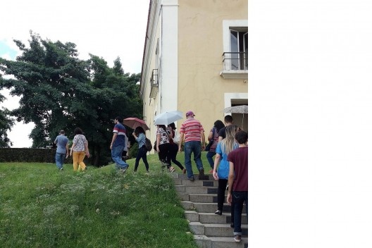 Visita ao Centro Histórico, orla da Casa das 11 janelas<br />Foto Ana Valéria Barros 
