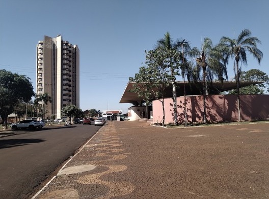Centro Cívico de Miguelópolis, Miguelópolis SP, anos 1970. Arquiteto José Luiz Leporace Silva<br />Foto Mauro Ferreira 
