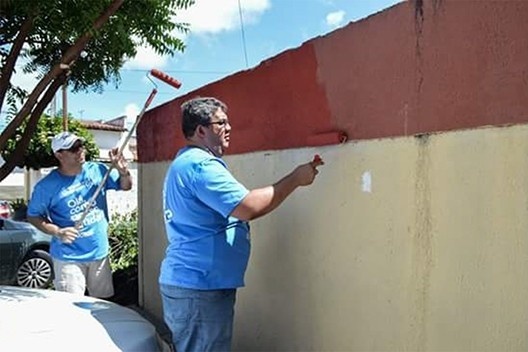 Escola Municipal Eudo José Alves, limpeza e melhoria nas instalações, Natal RN<br />Foto Thiago Roque  [Acervo Igreja Assembleia de Deus Vitória em Cristo/Projeto Josué]