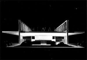 Figura 3 – Mies van der Rohe, Restaurante Drive-in Cantor, Indianapolis, 1945-56 [CARTER, Peter]