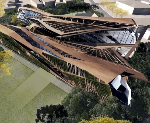 Projeto Araucária, Curitiba. Arquitetos Roberto Righi, Attilio Nebuloni, Bibiana Carreño, Bruno Roberto Padovano, Cesare Blasi e Gabriella Padovano<br />Imagem divulgação  [Nutau USP]