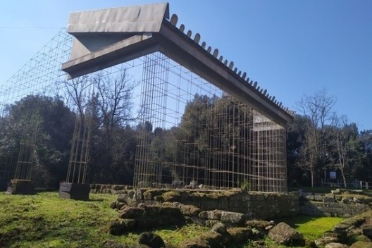 Ruínas do templo etrusco de Apollo a Veio, em Roma<br />Foto Tatiana de Carvalho Costa, 2020 