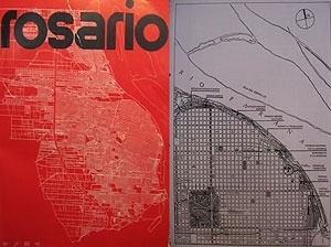 Ciudad y costa de Rosario. Fuentes: Summa, n. 28, agosto 1970, Buenos Aires. Centro de Arquitectos de Rosario. "Confrontación de Ideas y debates sobre el destino urbanístico de los terrenos del ExMolino Yerbatero Martín", Rosario, 1982, p. 29