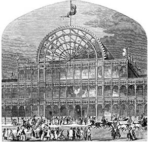 Palácio de Cristal, de John Paxton. Edifício provisório, que durou 85 anos [Museum Guernsey]