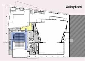 Planta do nível da galeria