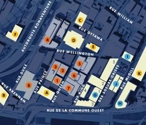 Cidade Multimídia em Montreal, localização [CDTI – Information Technology Development Centres]
