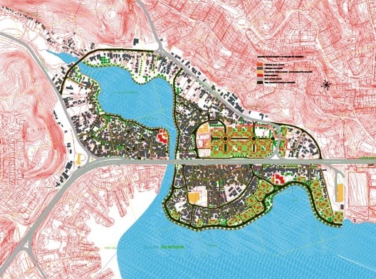 Novos Alagados, implantação, Salvador, 2003. Arquiteto Demetre Anastassakis<br />Foto divulgação 