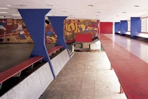 Ginásio de Guarulhos. Vilanova Artigas e Carlos Cascaldi, 1960<br />Foto Nelson Kon 