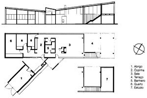 Casa do Arquiteto, São Paulo SP. Vilanova Artigas, 1949