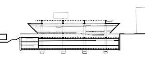 Centro Pompidou, Paris, 1971, Paulo Mendes da Rocha [ARTIGAS, Rosa (org). Paulo Mendes da Rocha. São Paulo, Cosac & Naify, 2000]