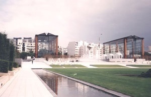 Parc Citroen, Paris, arquiteto Patrick Berger<br />Foto Abilio Guerra 