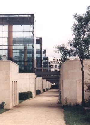 Parc Citroen, Paris, arquiteto Patrick Berger<br />Foto Abilio Guerra 