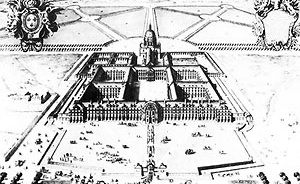 Figura 02 – Hospital dos Inválidos (Bruant, 1670) [PEVSNER, N.. História de las tipologias arquitectónicas. Barcelona: Gustavo Gili, 1980. p]