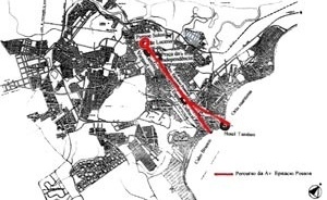 Percurso da Avenida Epitácio Pessoa