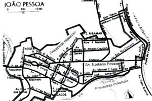 Espaço territorial do percurso da Avenida Epitácio Pessoa