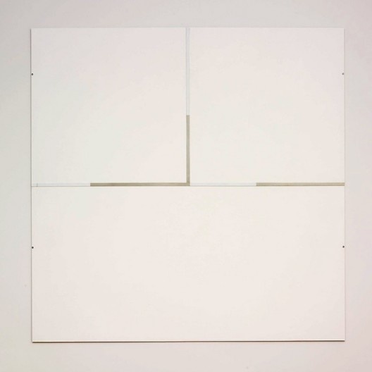 Robert Ryman, “The Elliott Room: Charter V”, 1987, series 1985-1987<br />Imagem divulgação  [Art Institute Chicago / Cortesia Pace Wildenstein]