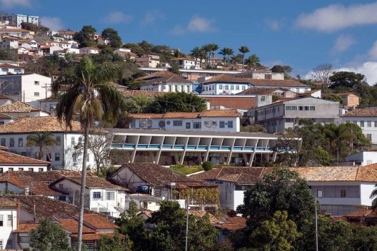Hotel Tijuco, Diamantina. Arquiteto Oscar Niemeyer<br />Foto Nelson Kon 