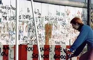  Ensaio sobre o muro de Berlin, 1985<br />Foto de João Diniz 