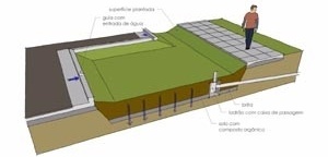 Projeto de uma infra-estrutura verde para um “jardim de chuva”