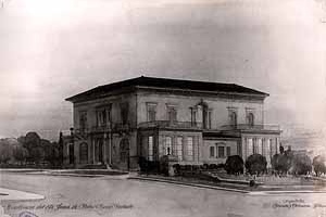 Foto antigua de la casa de Juan Pedro Baró