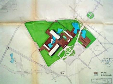 Plano de Conjunto, 1951. Autor: Equipe de Planejamento [Acervo Divisão do Arquivo Histórico Municipal de São Paulo – DPH/SMC/PMSP]