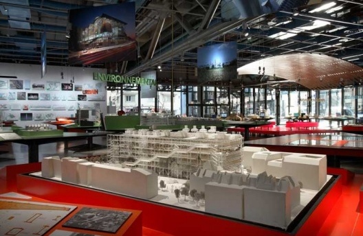 Exposição Richard Rogers + Architectes, Galeria Sul, Centre Pompidou, 21 nov. 2007 / 3 mar. 2008<br />Foto Georges Meguerditchian / Centre Pompidou, 2007 