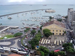 Vista da Cidade Baixa, Mercado Modelo<br />Foto: Paula Marques Braga, Jul / 2007 