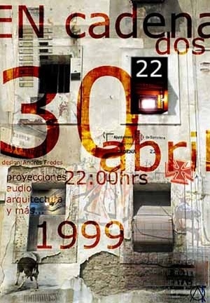 Instalaçao en-cadena-dos (1999), colabora Fredes e Quintero