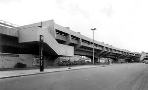 Estação Ponte Pequena do Metrô, São Paulo, 1968<br />Foto José Moscardi 