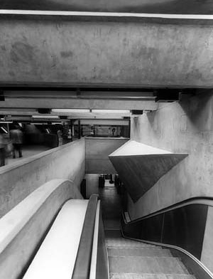 Estação Tietê do Metrô, São Paulo, 1968<br />Foto José Moscardi 