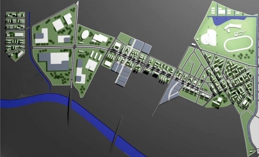 Operação Urbana Carandiru – Vila Maria. Perspectiva Eletrônica do conjunto de intervenção