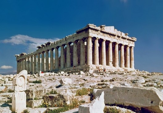 Partenon, Atenas, Grécia<br />Foto Steve Swayne, 1978  [Wikimedia Commons]
