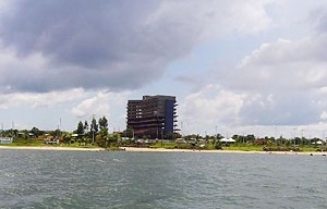 Fig. 11: Lago de Palmas, vista de dentro de um barco<br />Autoria: Patrícia Orfila (2009) 