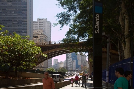 Vale do Anhangabaú e Viaduto Santa Efigênia<br />Foto Silvana Romano 