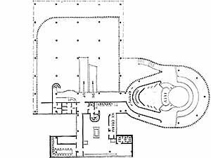 Cassino, Pampulha, 1942, Oscar Niemeyer. Planta superior