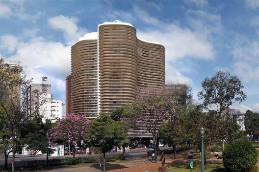 Edifício Niemeyer, Praça da Liberdade, Belo Horizonte. Arquiteto Oscar Niemeyer<br />Foto Victor Hugo Mori 