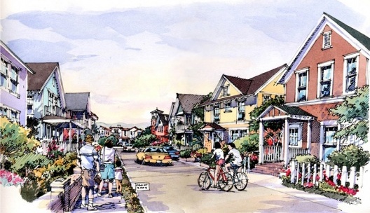Desenho de Seaside [The Seaside Institute and Urban Community Partners Present]