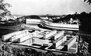 Conjunto Residencial Marquês de São Vicente, RJ, 1952 [BONDUKI, Nabil. Affonso Eduardo Reidy. Editorial Blau / Instituto Bardi, Porto / São Paulo]