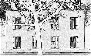 Casa Kämpchensweg, Colônia, 2000, Oswald Mathias Ungers